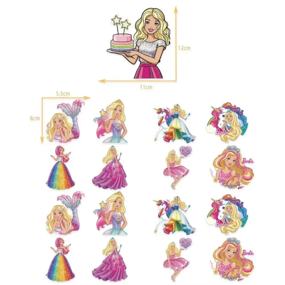 Barbie Birthday Decoration Set - 38 Pieces